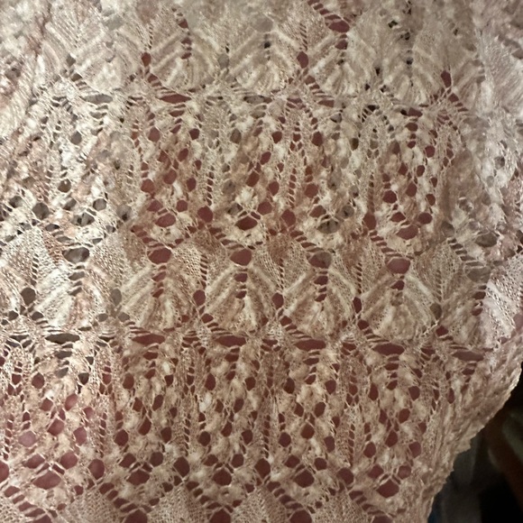 BUCKLE-Willow & Roots-Chevron Lace Inner Lined Dress Pants-Cream-Size Small-NWT - Picture 4 of 6